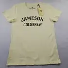 JAMESON Whiskey Cold Brew Promotional T Shirt Women Medium Organic Cotton NEW
