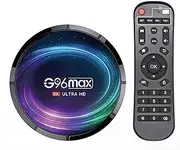 Android TV Box 11.0, Amlogic S905X4 Quad Core CPU Android TV Box, Supports 2.4/5.8G Dual WiFi/100M Ethernet/BT 4.0/ USB 3.0/3D/4K UHD/H.265 Smart TV Box Android Media Player (4GB+32GB)