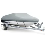 17-19ft Trailerable Boat Cover Heavy-Duty 600D Waterproof UV Protection