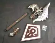 Shadow Mourn AXE World Of WarCraft Lich King Scale Metal Cosplay Birthday gifts
