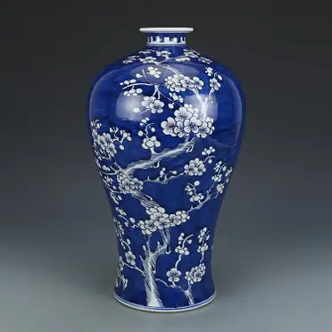 大清康熙青花開窗人物天球瓶仿古瓷器古董真品包老保真收藏品古玩| 協貿