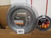 (1) HEAD Hawk 1.30mm reel & (1) Pro's Pro Black Force 1.24 set tennis string