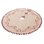 52" RAZ Peppermint Swirl Hat Santa Claus Mug Tree Skirt Retro Christmas Decor