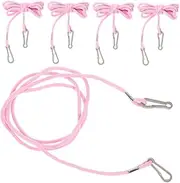 [COOPHYA] Flexible Fingers Boys and Girls Mittens Neck Strap Keychain Glove Clips Set of 5 for Winter Activities
