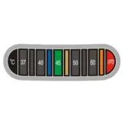 Water Bottle Thermometers Strips Color Temperature Display Sticker for Milk Jugs