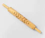 Textured Rolling Pin Roll Pattern Cookies/Crust Snowflake Hearth & Hand Magnolia