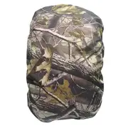 Backpack Waterproof Cover Camo Rucksack Rain Cover (Leaf Camouflage)