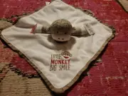 NEW NWT Baby Starters Little Monkey Big Smile Sock Monkey unisex baby lovey toy