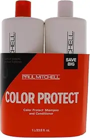 Paul Mitchell Color Protect Daily Kit for Unisex - 2 Pc Kit 33.8 oz Shampoo, 33.8 oz Conditioner, 2 count