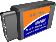 WiFi ELM327 OBD2 Adapter Scanner Reader for iPhone and Android Phones, Car Diagnostic Scan Tool for iPhone OBDii ELM327 Interface Code Readers for Ford GM Chevy etc