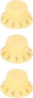 3Pcs Plastic Guitar Knobs,Volume Tone Control Button,Guitar Musical Instrument Adjustment Accessories