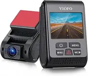 VIOFO 1600P Single Channel Dash Camera with Buffered Parking Mode and GPS Module, Grey (A119 V3)