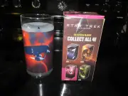 2008 Paramount Pictures Star Trek Glass NIB Uhura Barware Bar Promo