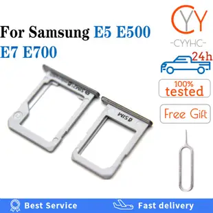 SAMSUNG 三星 Galaxy E5 E500 E7 E700 SIM 卡適配器 SIM 卡的 SIM 托盤卡座帶