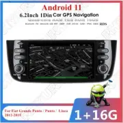 6.2'' Android 11 1＋16GB Stereo Radio GPS For Fiat Punto Grande Punto Linea 12-15