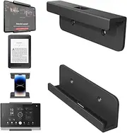 Universal Wall Mount for Tablet, Phone, eReader and Remote Control, Holder Stick on Wall, compatible with iPad, iPhone, Samsung, Surface, Huawei, Xiaomi, Lenovo. Adhesive or Screw Installation