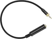 Tihebeyan Headphone Adapter, Gold Plated, Lossless Sound Quality, for Amplifiers, Guitars, Pianos - Brass, Nylon