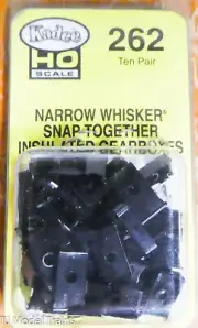 Kadee HO #262 Narrow Snap-Together Draft Gear Box -- 10 Pair