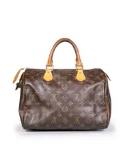 2012 Brown LV Monogram Speedy 30