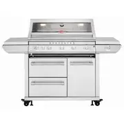 Beefeater 7000 Premium 5 Burner BBQ with side Burner & Trolley