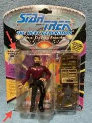 STAR TREK NEXT GENERATION 1993 ACTION FIGURES SET OF 6
