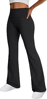 [Trendy Queen] Women's Wide Leg Yoga Pants High Waisted Workout Flare Leggings Bootcut Casual Fall Outfits