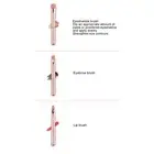 5 In 1 Makeup Brush Rose Gold Multifunctional Foundation Sponge Loose Powder ADS