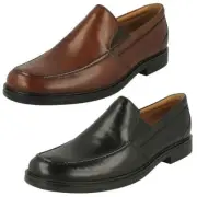Mens Clarks Slip On Formal Shoes Un Aldric Slip
