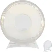 Coin Protection Box, Coin Capsules Holder, Dollar Collection Case, Adjustable Foam Gasket 4x0.4cm Clear Construction Versatile Storage for Collectors, Men Women