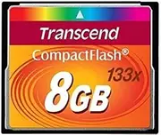 Transcend 8GB CompactFlash Memory Card 133x (TS8GCF133) Size: 8 GB, Model: TS8GCF133, Gadget & Electronics Store