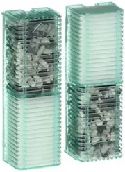 Penn-Plax Small World Replacement Aquarium Filter Media Cartridges (2 Pack) R