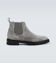 [Manolo Blahnik] Manolo Blahnik Brompton suede Chelsea boots AU 10 grey