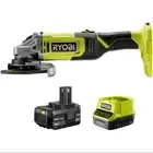 RYOBI ONE+ 18V Cordless Li-ion 125MM Angle Grinder + 5.0Ah Battery & Charger Kit