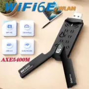 AX5400M USB Wifi6E Adapter 2.4G&5G&6GHz USB 3.0 Wifi 6 Receiver Tri-band Antenna