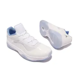 Nike 籃球鞋 Air Jordan 11 CMFT Low 男鞋 喬丹 11代設計靈感 避震 果凍底 皮革 白 藍 DO0751-100 26cm WHITE/ARMORY NAVY