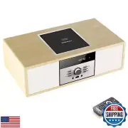 Nostalgic Bluetooth Stereo System for Home, WISCENT Vintage Micro HiFi System