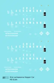 K4 HO Scale Decals Erie Lackawanna 70 Ton Hopper Car White