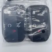 2 Pack 5-Button Smart Key Fob Case Cover Silicone for GMC Acadia Terrain