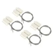 Magnetic Reed Switch, 4 Pack NO Wired Magnetic Contact Switch, White