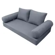 STYLE 1 Mattress Pillow Daybed Porch Swing Knife Edge Full AD001 | COVERS ONLY |