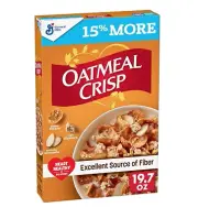Oatmeal Crisp Heart Healthy Cereal High Fiber Cereal Made with Whole Grain