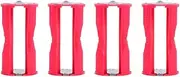 Battery Adapters, 4pcs 4AAA to C Size Parallel Battery Convertor Adapter Holder Cases Box Red