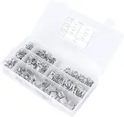 Stainless Steel Spring Fuel Hose Clamps for Pipe 160Pcs