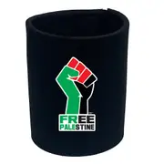 Free Palestine Fist - Funny Novelty Stubby Holder