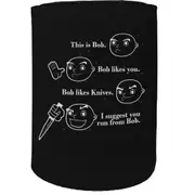 Alcohol Sailing Stubby Holder - This Is Bob Knives - Funny Novelty Birthday Gift Joke Beer Can Bottle