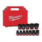 Milwaukee 49-66-7010 12 pc 1/2 Drive SAE Socket Set