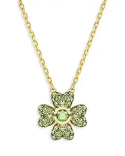 Swarovski Idyllia Crystal Clover Pendant Necklace, 14.96-17.72