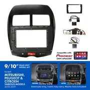 Aerpro 9"/10" Multimedia Receiver Head Unit Kit to suit Mitsubishi & Peugeot 2010-2019 - AKMB14