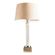 Rockpool 1 Light Table Lamp Base Only - Clear/Nickel - ELTJ74215