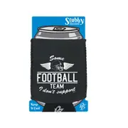 Some Football Team - Funny Novelty Stubby Holder With Base